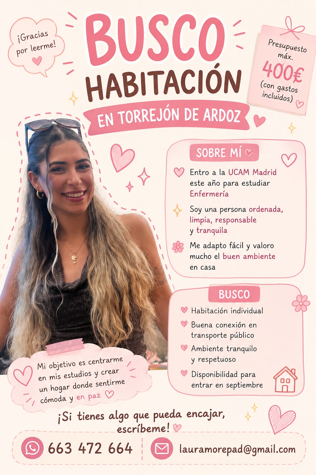 Busco habitación en Torrejón de Ardoz